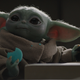 Baby Yoda is basically eating gold.